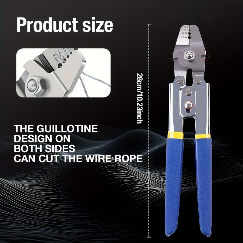 301 Pieces Wire Rope Crimping Tool Kit 0.1 2.2mm for Cable Fencing - Image 3