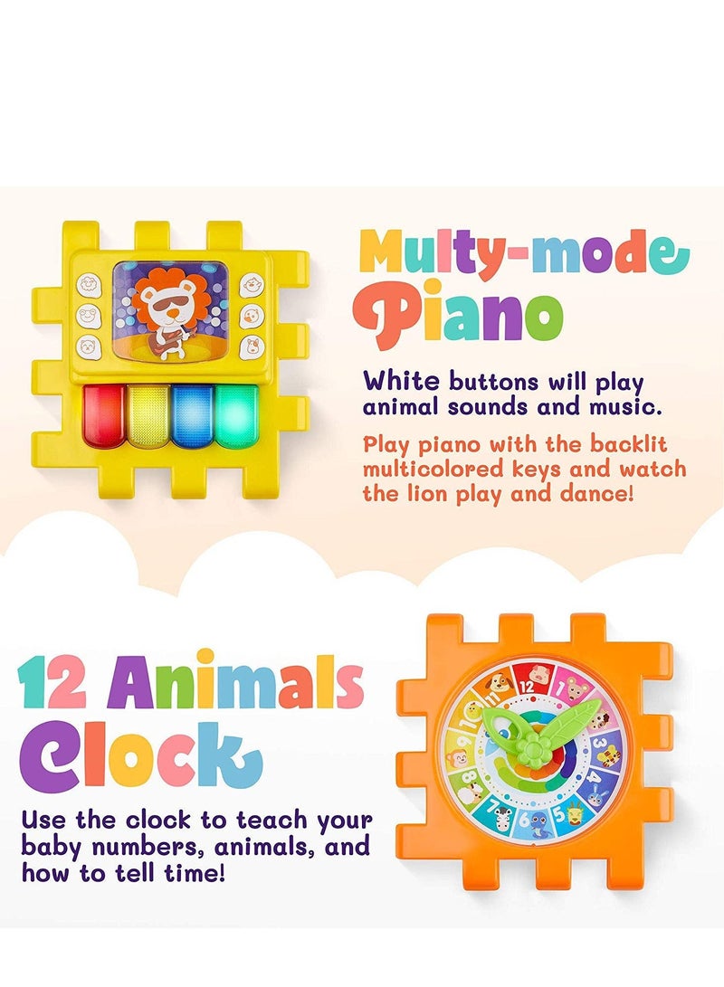 واي آند دي Activity Cube Baby Toys 6 to12 Months,6 in 1 Shape Sorter Early Development Educational Toy Gift for Year Old Boy Girl, Play Center, Boys Girls Birthday Gifts - Image 3