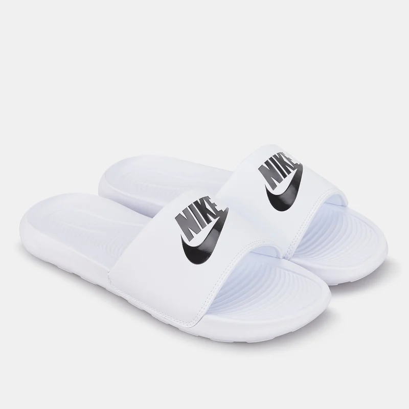 Nike White Men's Victori One Slides for Men | Best Price UAE