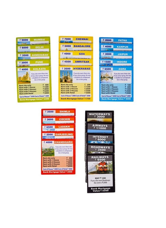 RATNA'S Little Business 5-In-1 Board Game Popular With Notes - Includes Other Games Like Ludo, Snakes & Ladders, Car Rally, And Cricket - Made In India  - Image 4