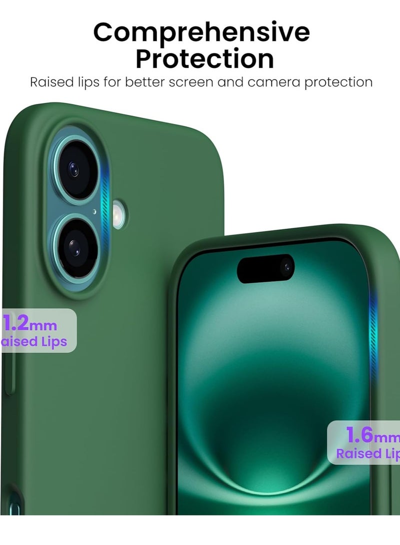 BORTONY iPhone 16 Plus Case 6.7 inch Liquid Silicone Case iPhone 16 Plus Cover Gel Rubber Soft Silky Touch Shockproof Thin Protective Cover for Apple iPhone 16 Plus - Image 3