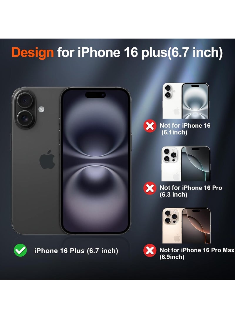 BORTONY iPhone 16 Plus Case 6.7 inch Liquid Silicone Case iPhone 16 Plus Cover Gel Rubber Soft Silky Touch Shockproof Thin Protective Cover for Apple iPhone 16 Plus - Image 2