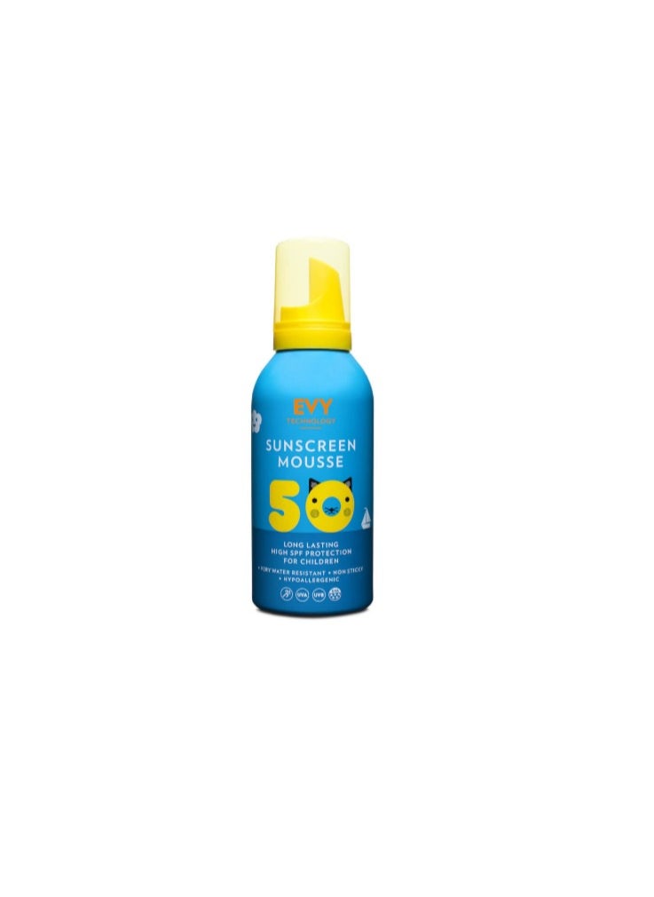 EVY Technology - EVY TECHNOLOGY SUNSCREEN MOUSSE SPF50 KIDS - Image 1