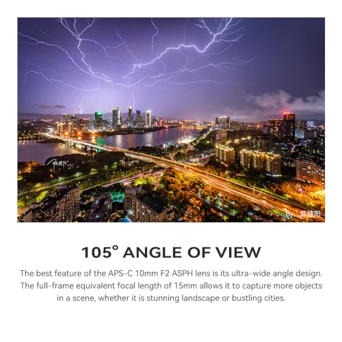 TTArtisan 10mm F2 APS-C Ultra-Wide Camera Lens Compatible with Fuji X-Mount Cameras XS10 X-A5 X-A7 X-M1 X-M2 X-E4 X-T1 X-T10 X-T2 X-T20 X-T3 X-T4 X-T100 - Image 4