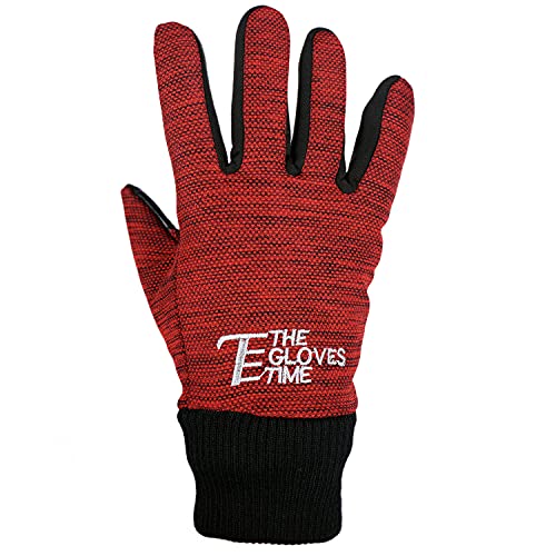 ZaySoo Men's Racing Gloves for Bikers Dust Protection (Red, Full Finger) - Image 2