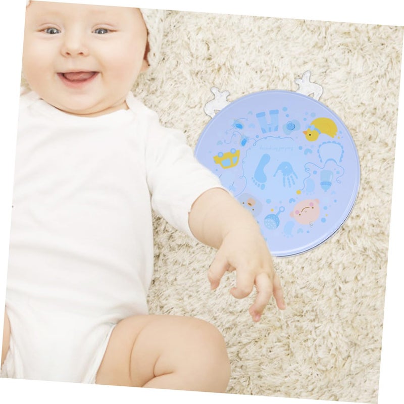 1set Footprint Keepsake Kit Newborn Footprint Ornament for Hand and Foot Mud - Image 5