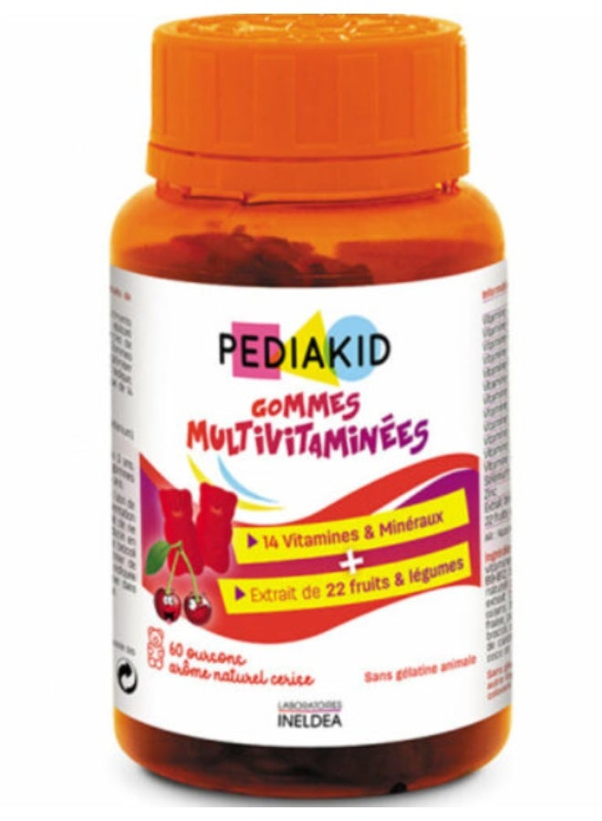 ج gummies متعددة الفيتامينات Pediakid 60S