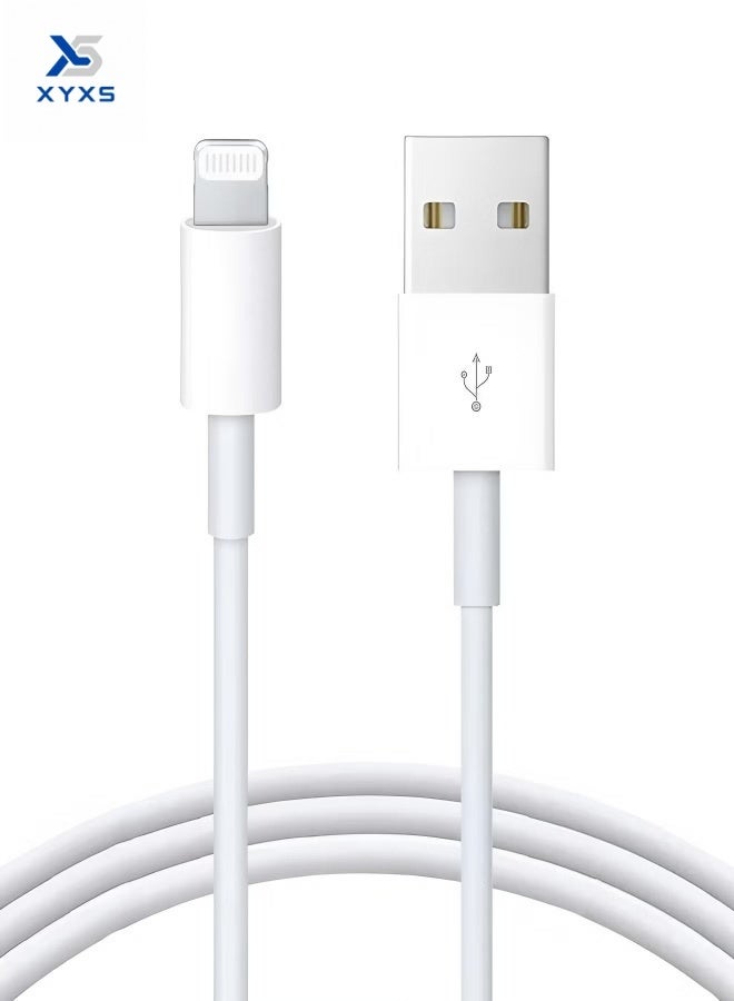 XYXS iPhone Charger, [Apple MFi Certified] 1M USB to Lightning Cable Power Fast Charging Cord Compatible with iPhone 14/13/12/11 Pro Max/XS MAX/XR/XS/X/8/7/Plus/6S/6/SE/5S/iPad - Image 1