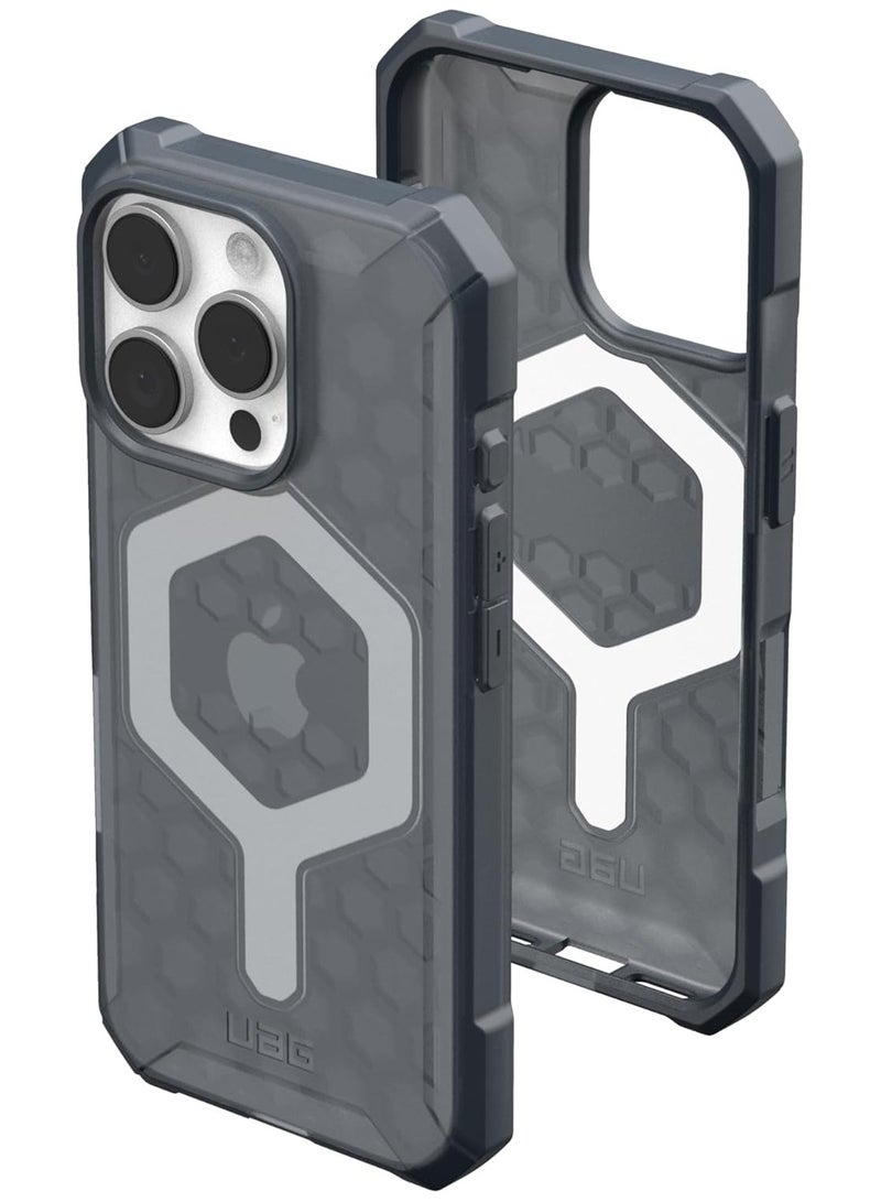 Urban Armor Gear UAG Essential Armor MagSafe for iPhone 16 Pro Case Cover [15 Feet Drop tested]  - Ash  - Image 1
