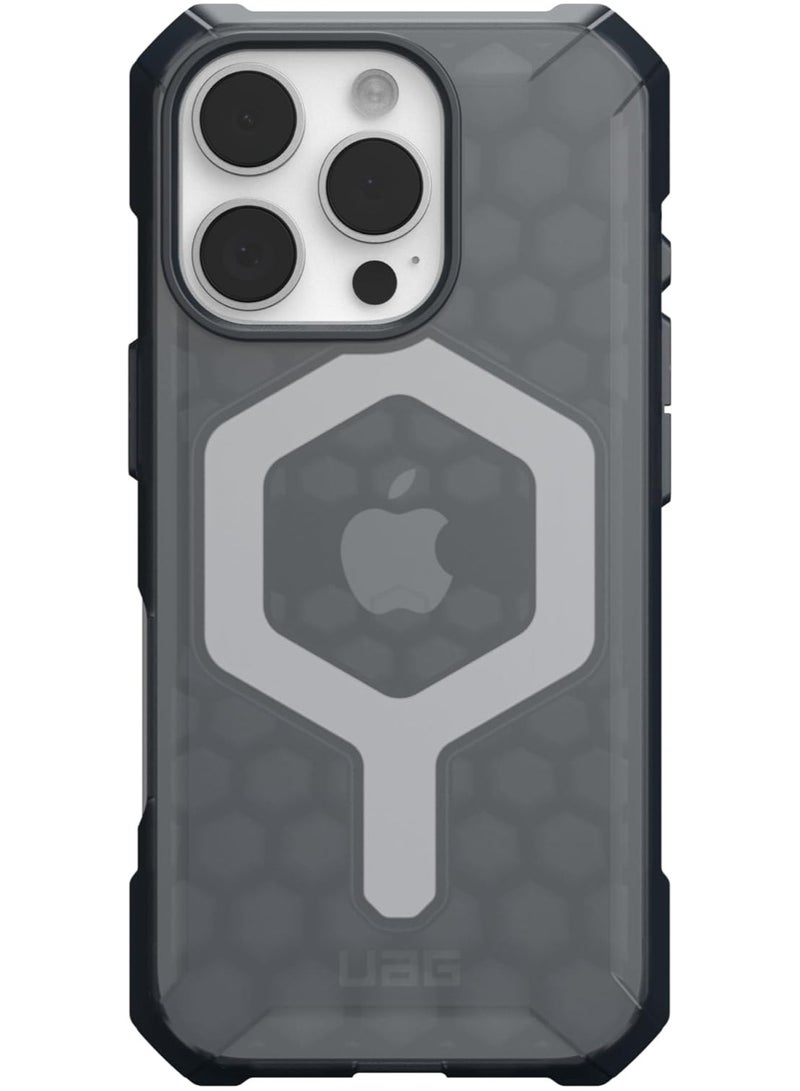 Urban Armor Gear UAG Essential Armor MagSafe for iPhone 16 Pro Case Cover [15 Feet Drop tested]  - Ash  - Image 4