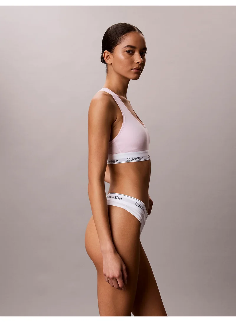 Calvin Klein White/Cradle Pink 2 Pack Brallette - Cotton Modal for Women | Best Price UAE