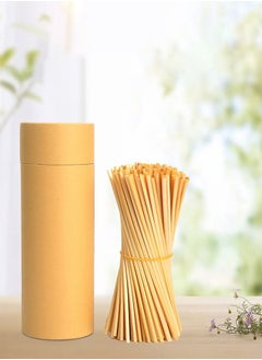 Eco-Friendly Biodegradable Straws made from plant fibers,200 pieces of 7.1-inch length,perfect for Vegan drinks and environmentally-friendly enthusiasts