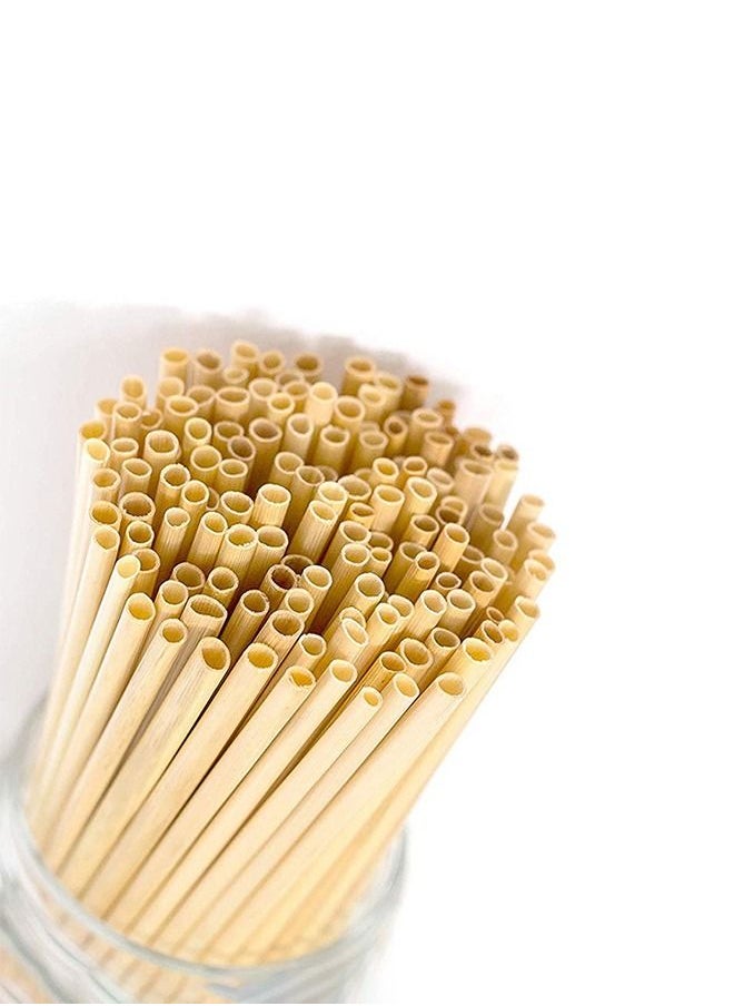 Generic - Eco-Friendly Biodegradable Straws made from plant fibers,200 pieces of 7.1-inch length,perfect for Vegan drinks and environmentally-friendly enthusiasts - Image 1