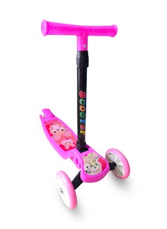 LB 3-Wheel Foldable Kids Scooter with Adjustable Height and Foot Brake  - Image 1