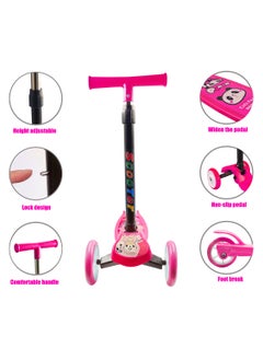 LB 3-Wheel Foldable Kids Scooter with Adjustable Height and Foot Brake  - Image 3