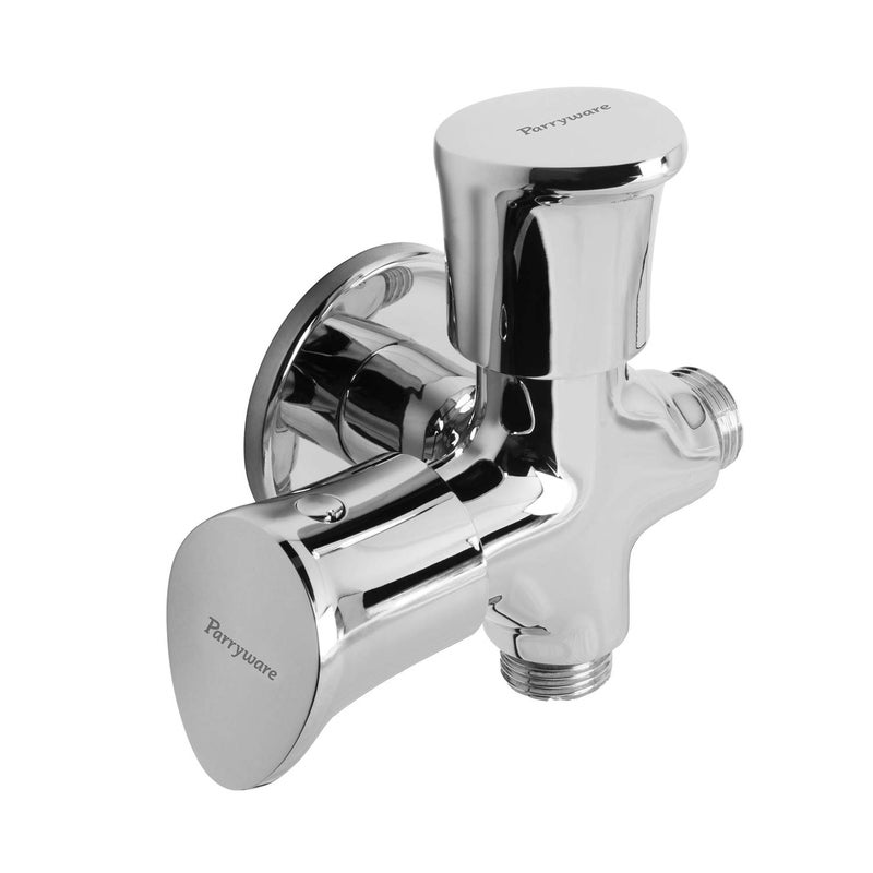 Parryware G4743A1 Droplet Quarter Turn Range with Ceramic Innerhead Two Way Angle Valve
