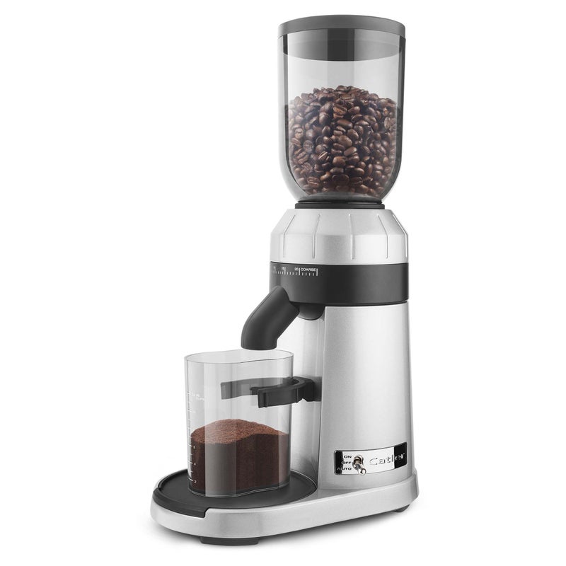 CG 8011
Automatic coffee grinder
The secret of the perfect cup of espresso is hidden in the grinder and the art of using it because properly ground coffee is 70 % of success. This conical grinder is fitted with replaceable metal burrs, it has 25 fineness adjustment levels.