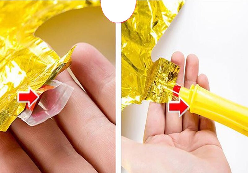 LMGERBUD 10Pcs Mini Diamond Ring Balloons for Engagement and Anniversary Wedding Party Supplies - Image 3