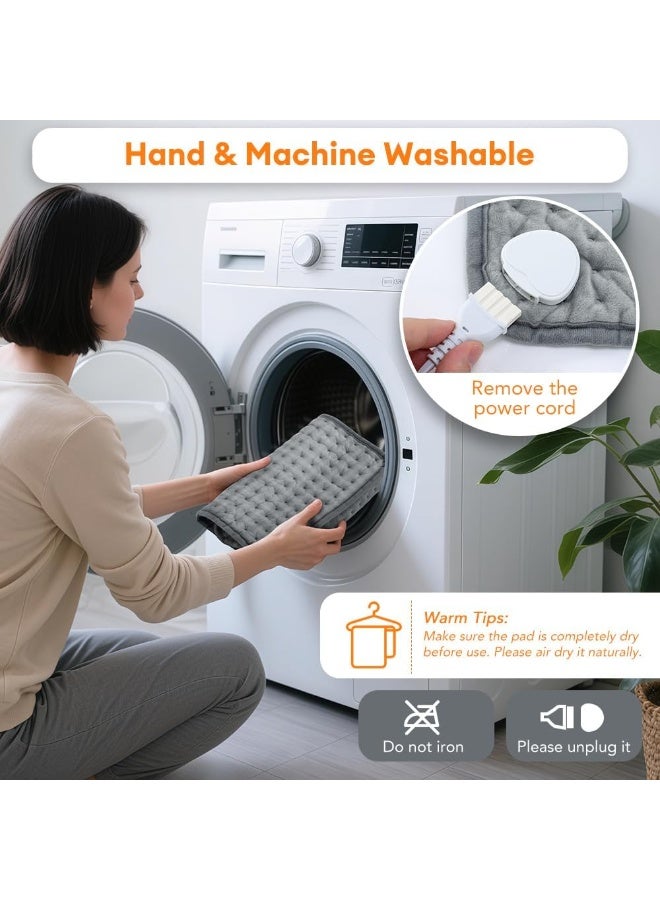 وسادة تدفئة كهربائية لتخفيف الألم – سهلة الاستخدام وبمستويات حرارة متعددة – مثالية للراحة اليومية - Image 5