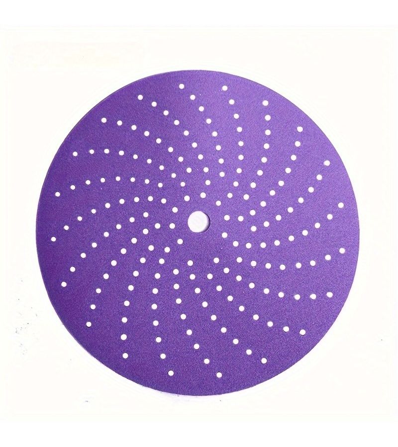 Set Of 50 Purple Rotary Sandpaper Discs 6 Inch Ceramic Coating For Grinder Wood Polishing Ventilation And Cooling Cooling - Image 4