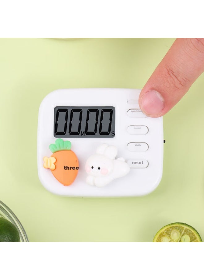 Bai Jie Baijie Kitchen Timer, Learning Timer, Countdown Timer, Reminder, Stopwatch, Magnetic Electronic Timer  - Image 3