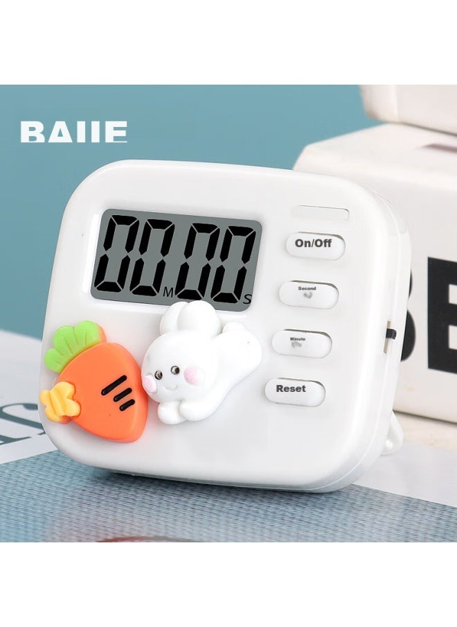 Bai Jie Baijie Kitchen Timer, Learning Timer, Countdown Timer, Reminder, Stopwatch, Magnetic Electronic Timer  - Image 1