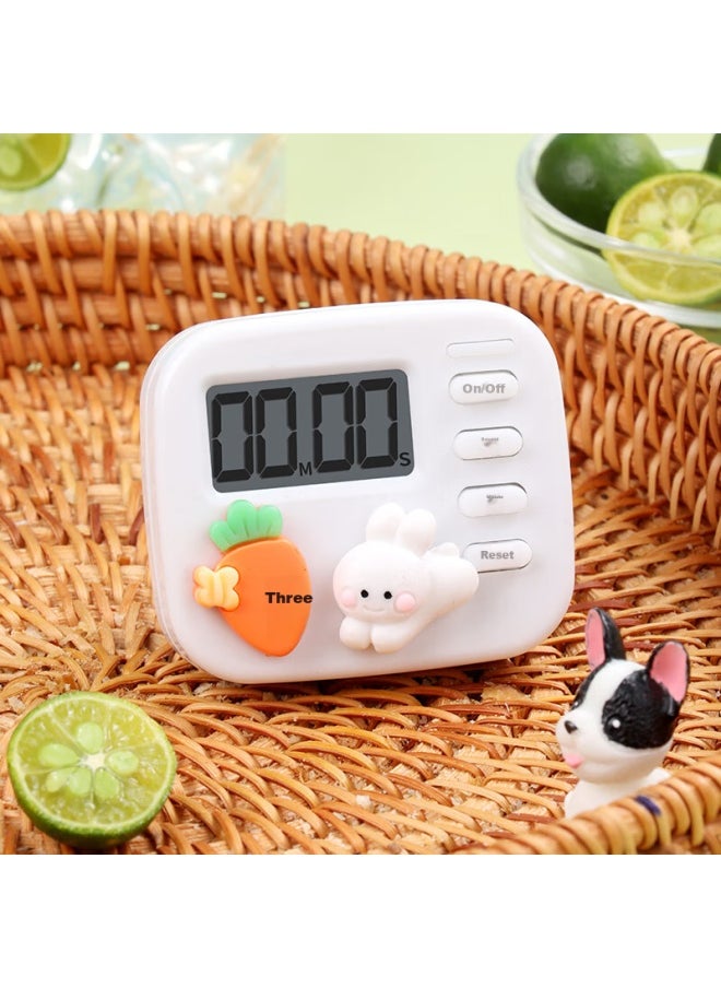 Baijie Kitchen Timer, Learning Timer, Countdown Timer, Reminder, Stopwatch, Magnetic Electronic Timer