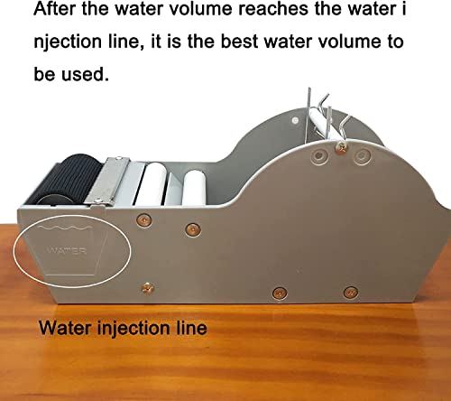QILIMA Desktop Grey Water Activated Tape Dispenser with Reinforced Kraft Paper Gum Tape 1.88In x 55 Yards for Shipping, Carton and Box Sealing - Image 2