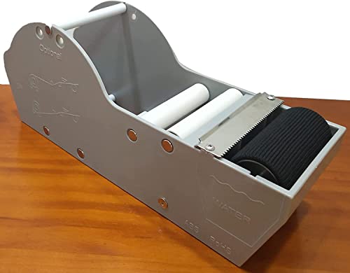 QILIMA Desktop Grey Water Activated Tape Dispenser with Reinforced Kraft Paper Gum Tape 1.88In x 55 Yards for Shipping, Carton and Box Sealing - Image 3