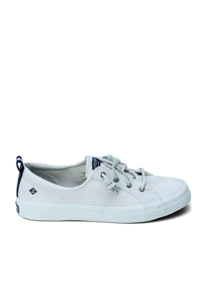 SPERRY حذاء سبيري النسائي كريست فايب من الكتان، أبيض، 11 - Image 1