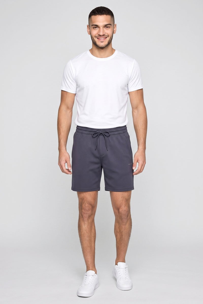 Alive Men Classic Fit 7 Inseam Training Shorts, Dusty Blue - Image 2