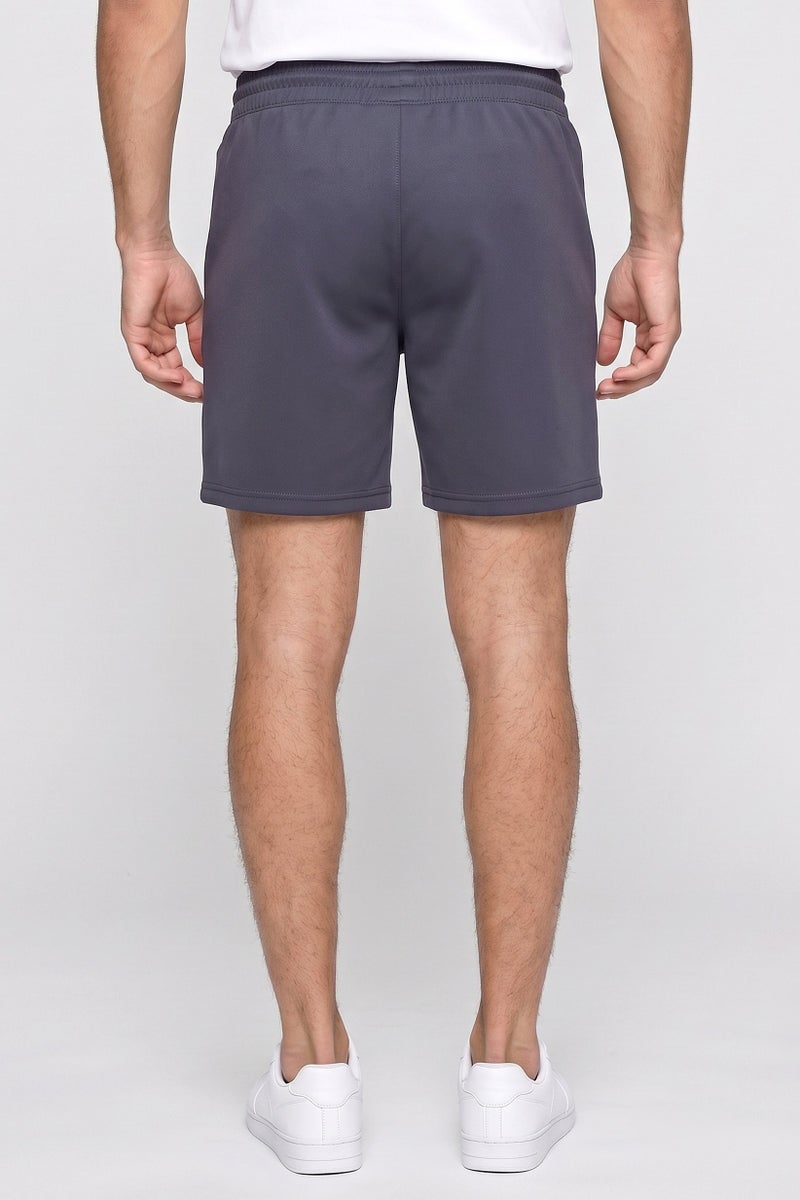 Alive Men Classic Fit 7 Inseam Training Shorts, Dusty Blue - Image 4