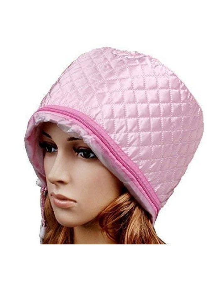 EXPORTTANZA Hair Care Thermal Head Spa Cap Treatment with Beauty Steamer Nourishing Heating Cap, Spa Cap For Hair, Spa Cap Steamer For Women (PINK) - Image 3