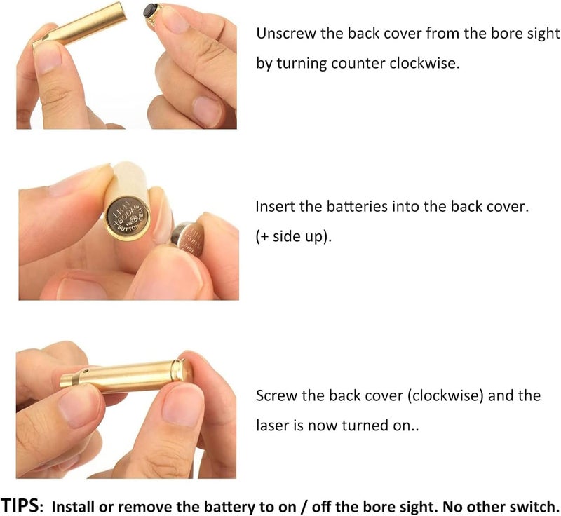 SAWKE منظار ليزر لعيار .45 ACP، نقطة حمراء للصيد مع 4 بطاريات (2 مجموعة بطاريات) - Image 3