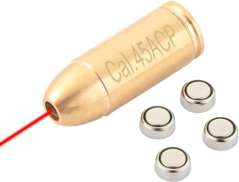 SAWKE منظار ليزر لعيار .45 ACP، نقطة حمراء للصيد مع 4 بطاريات (2 مجموعة بطاريات) - Image 1