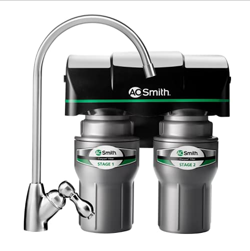AO Smith Under Sink Water Filter System - Reduces PFAS, Lead, & Chlorine in Drinking Water - Under Counter Claryum Filtration for Kitchen - 2-Stage - AO-US-200 - Image 5