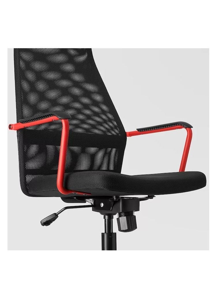 Generic - Steel Huvudspelare Gaming Chair Black 83x51x16 cm - Image 1