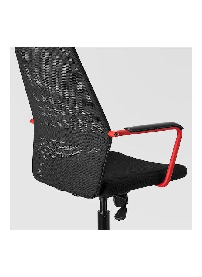 Generic - Steel Huvudspelare Gaming Chair Black 83x51x16 cm - Image 1