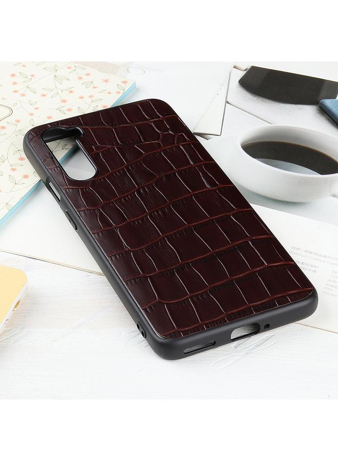 S-TOP Crocodile Texture Leather Protective Case For OnePlus Nord - Image 1