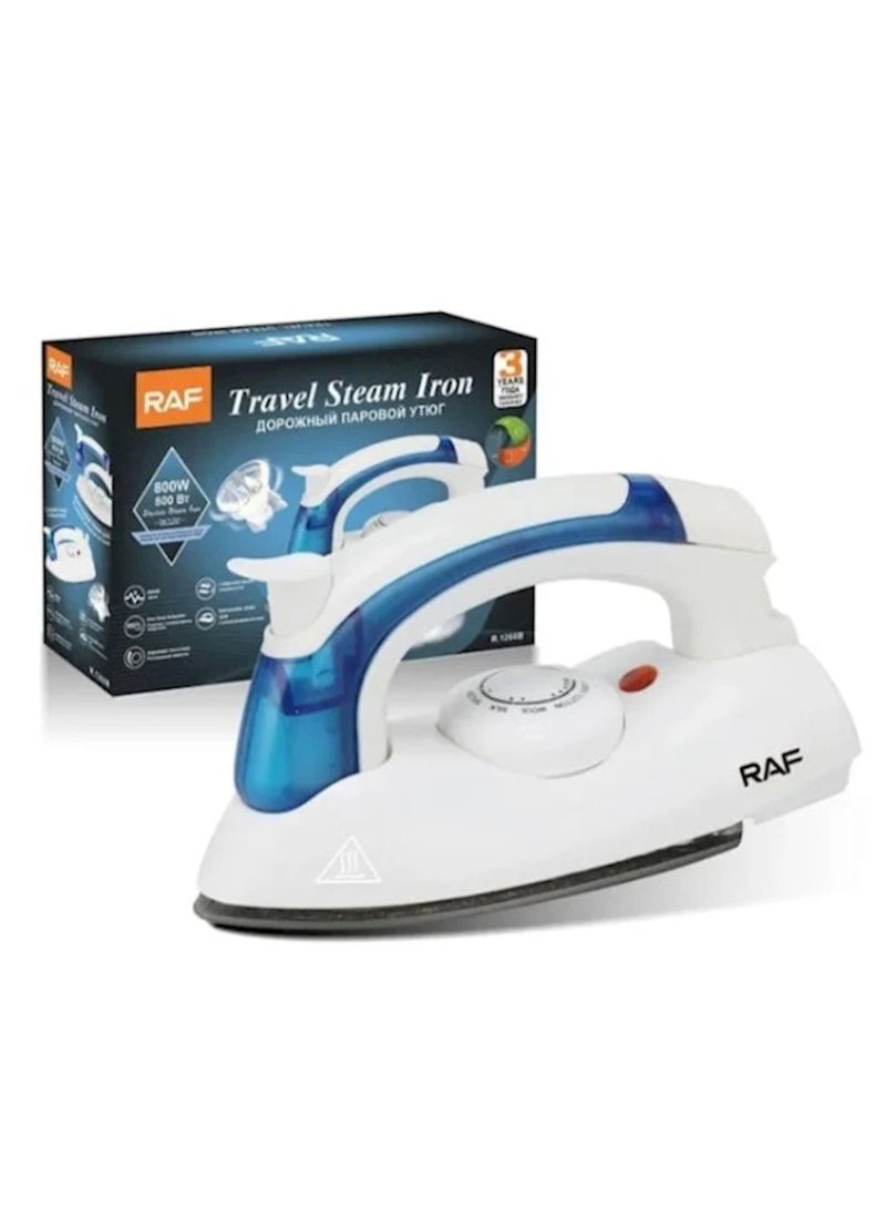 آر إيه أف جهاز كي بالبخار صغير للسفر قابل للطي/ترموستات قابلة للتعديل/خزان مياه قابل للإزالة 0.03 لتر/غير لاصقة/ 800 واط - Image 5