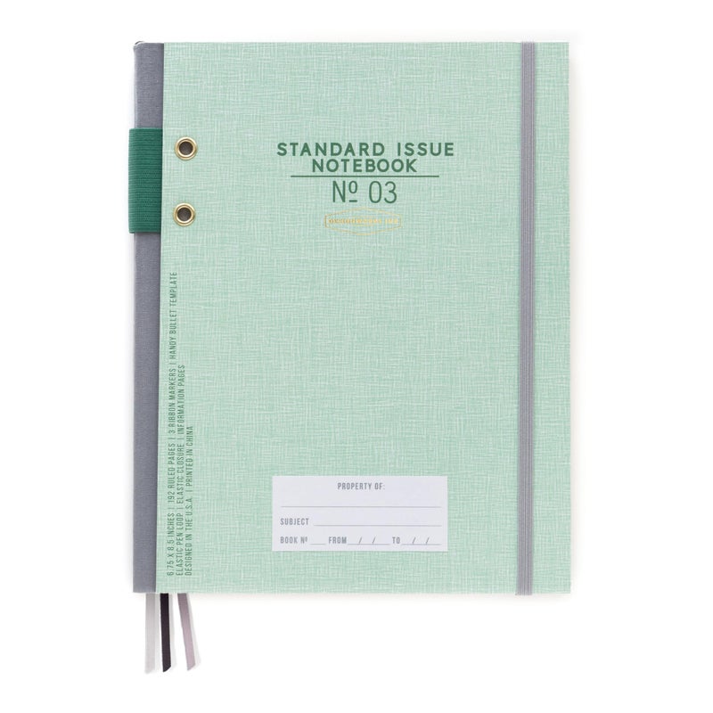 DesignWorks Ink Standard Issue Bound Personal Journal, Green - Image 1