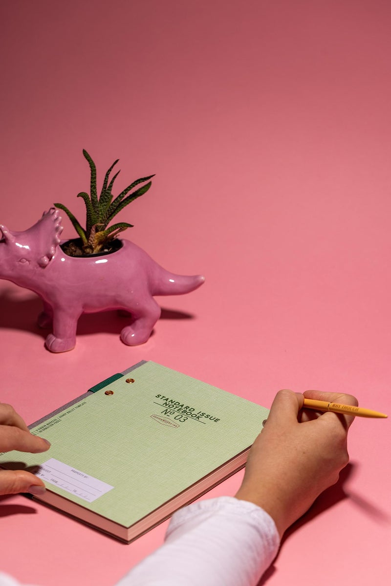 DesignWorks Ink Standard Issue Bound Personal Journal, Green - Image 3