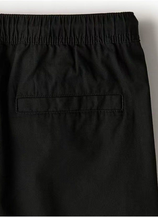 H and M - HM Summer Thin Sports Pants With Elastic Waist And Loose Straight Leg Casual Shorts - Image 1
