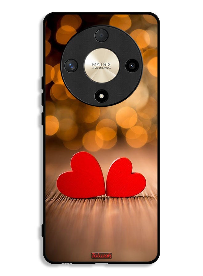 Tolwak Honor X9b Protective Case Cover Two Beautiful Hearts - Image 1