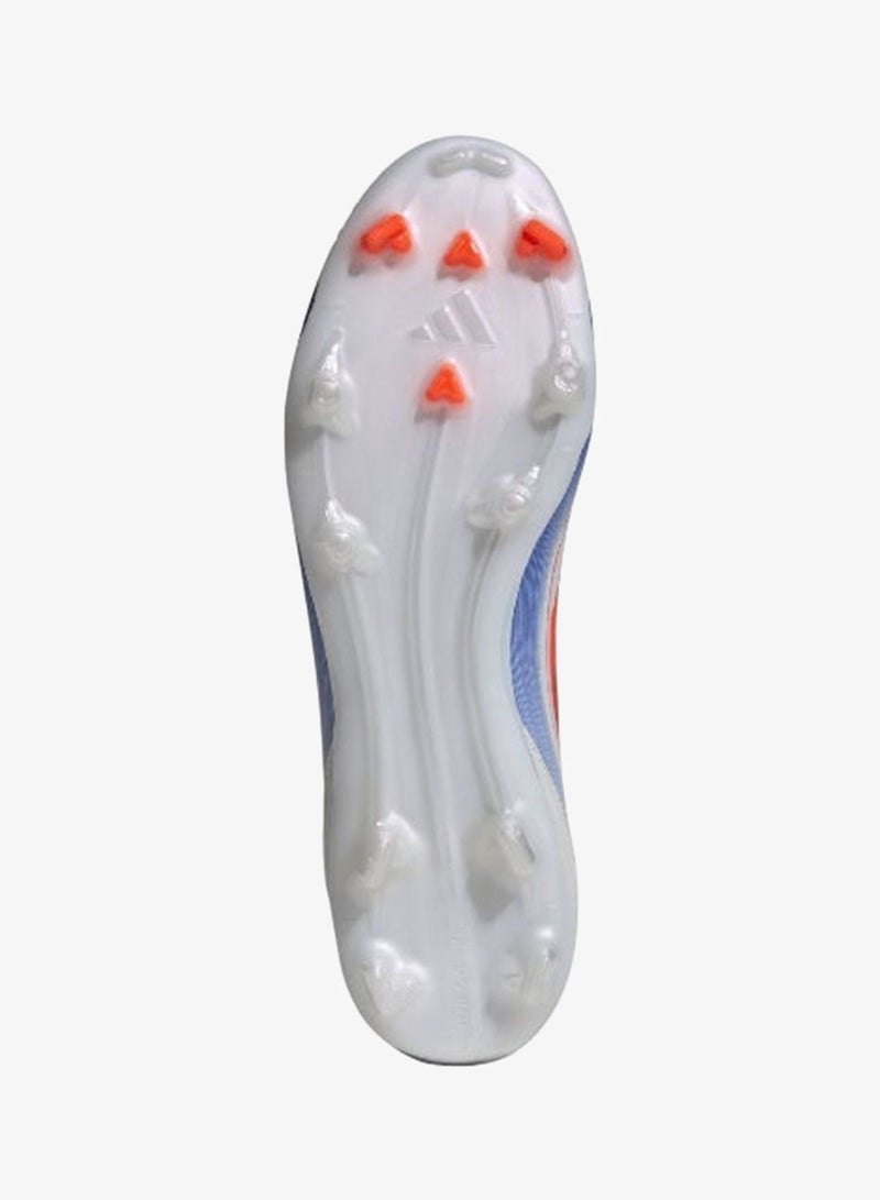 Adidas F50 League Fg/Mg White Football/Soccer Shoes - Image 3