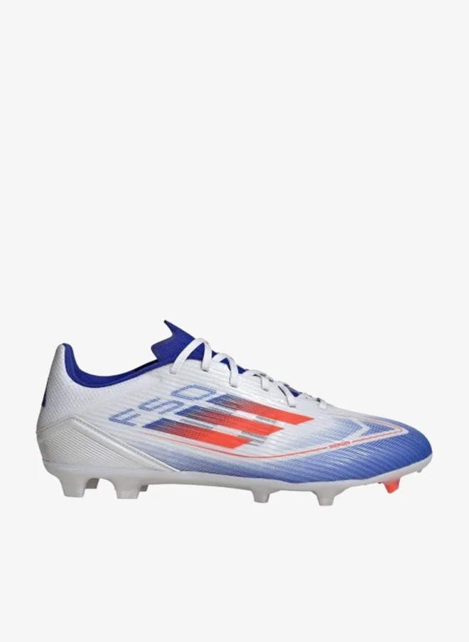 Adidas F50 League Fg/Mg White Football/Soccer Shoes