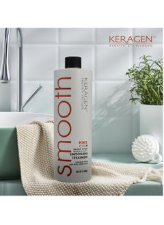 KERAGEN KERAGEN - Brazilian Smoothing Keratin Hair Treatment, Blowout Straightening System for Dry and Damaged Hair - Forte, Sulfate Free - Eliminates Curls and Frizz, Medium to Coarse Hair (16 Oz)  - Image 3