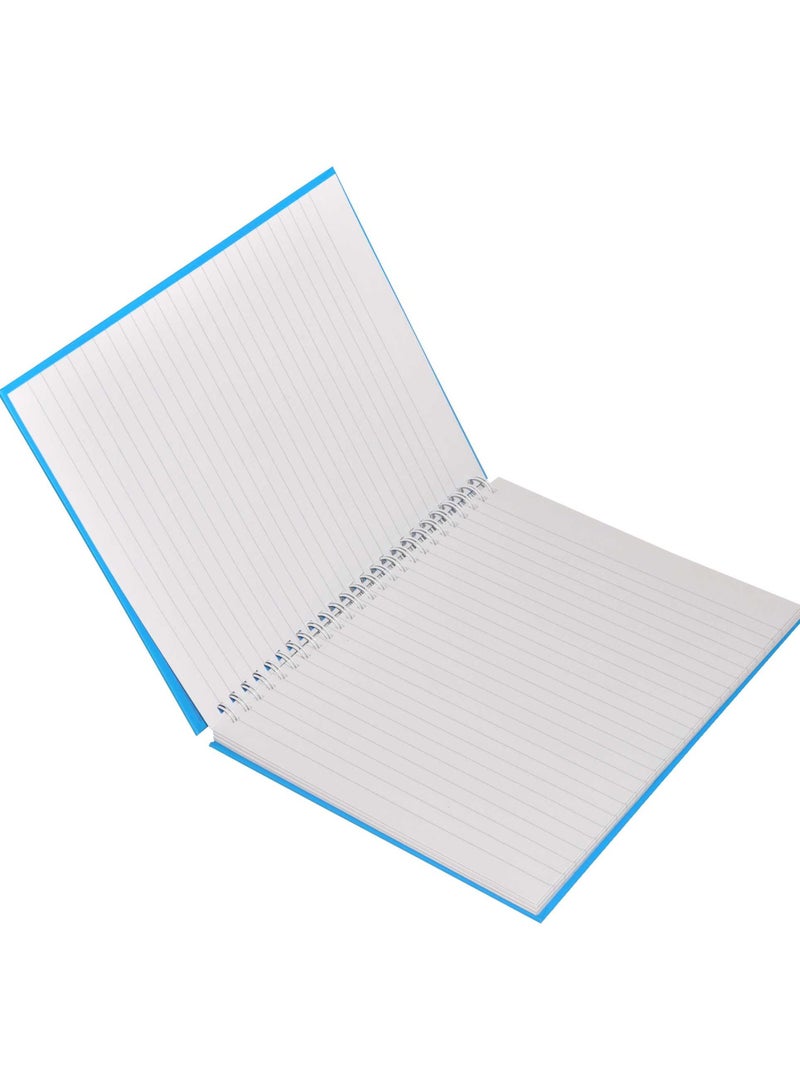 FIS LIGHT Pack of 5  Spiral Hard Cover Note Book 100 Sheets. Size : 9X7 Inches (22.86 X 20.32 CM) -LINBS971001304 - Image 3