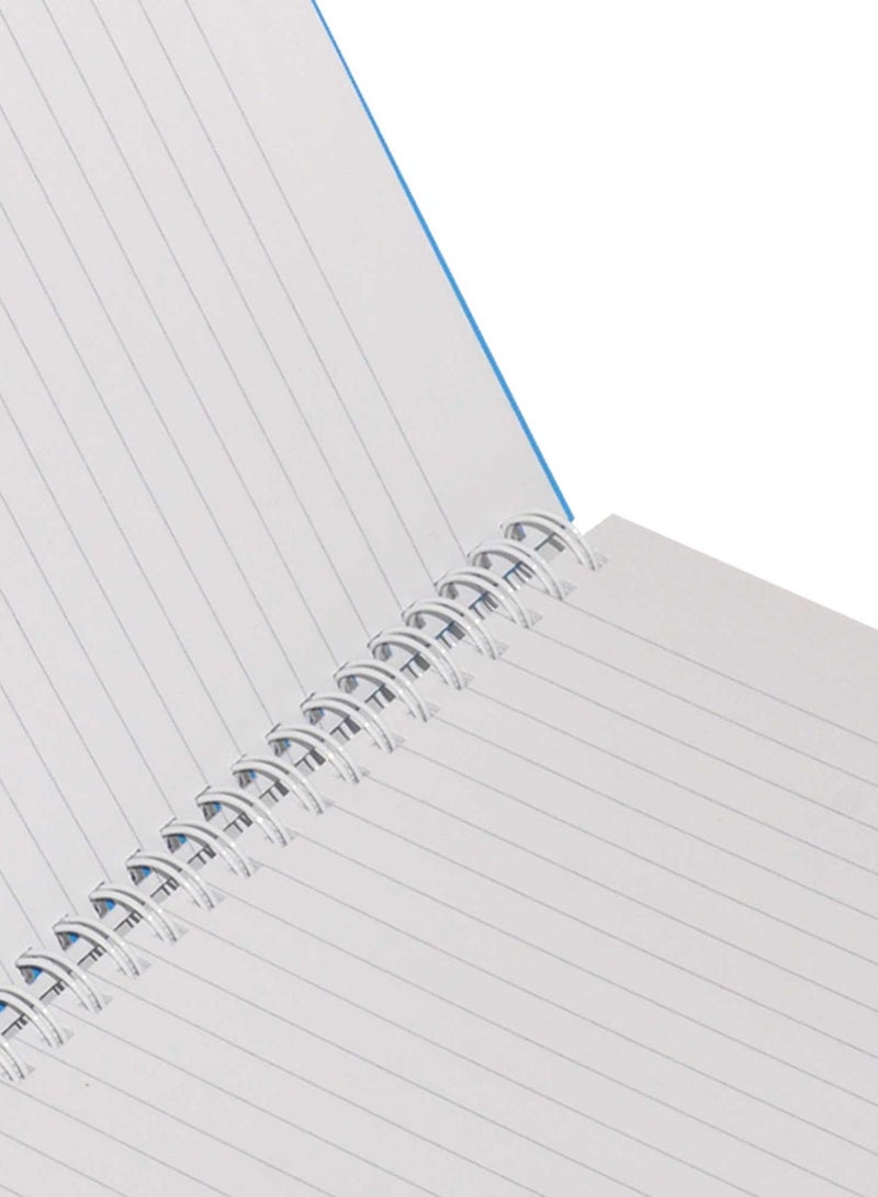 FIS LIGHT Pack of 5  Spiral Hard Cover Note Book 100 Sheets. Size : 9X7 Inches (22.86 X 20.32 CM) -LINBS971001304 - Image 2