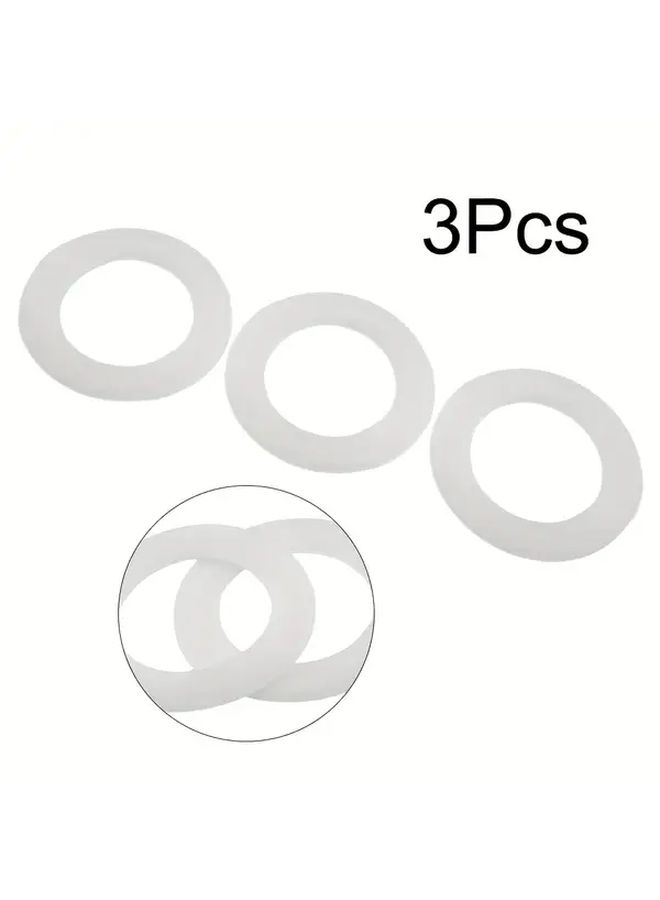 Dual Flush Toilet Tank to Bowl Seal Replacement Kit 3pcs Rubber Gasket Easy Install - Image 5